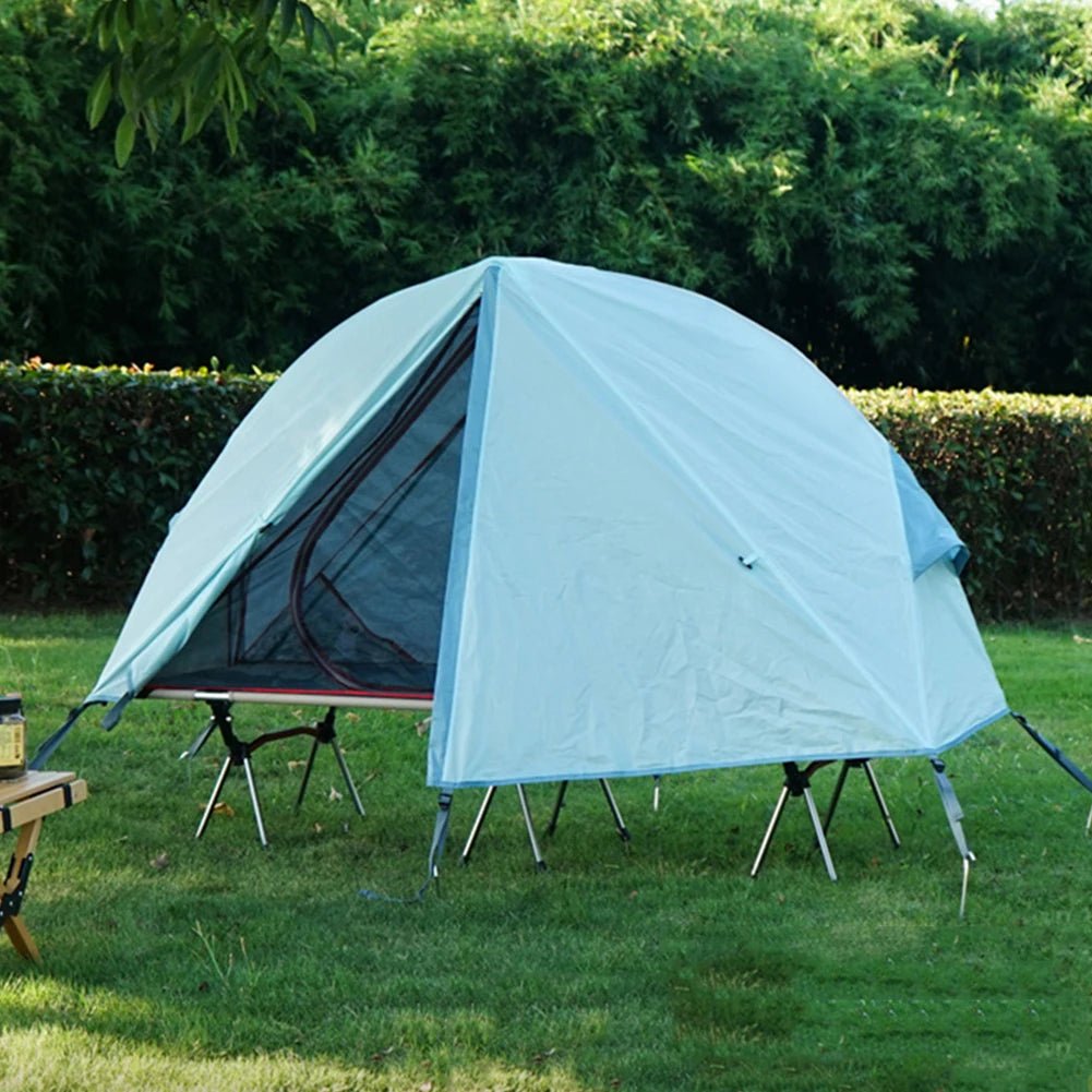 Outdoor Off The Ground Tent Portable Fishing Tent Single Person Waterproof UV Resistant Used with Bed Hiking Survival Equipment
