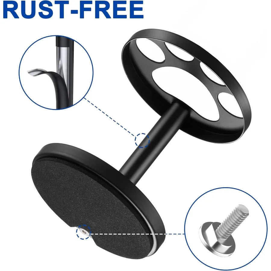 Metal Toothbrush Holder Stand for Bathroom: Stainless Steel Ventilated Organizer with Slots for Electric Toothbrushes Toothpast