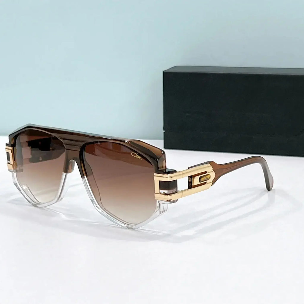 New Arrival ORIGINALCAZAL MOD1633 Premium Alloy+Acetate Frame Men Eyewear Trendy Gradient Polarized Casual Women Sunglasses