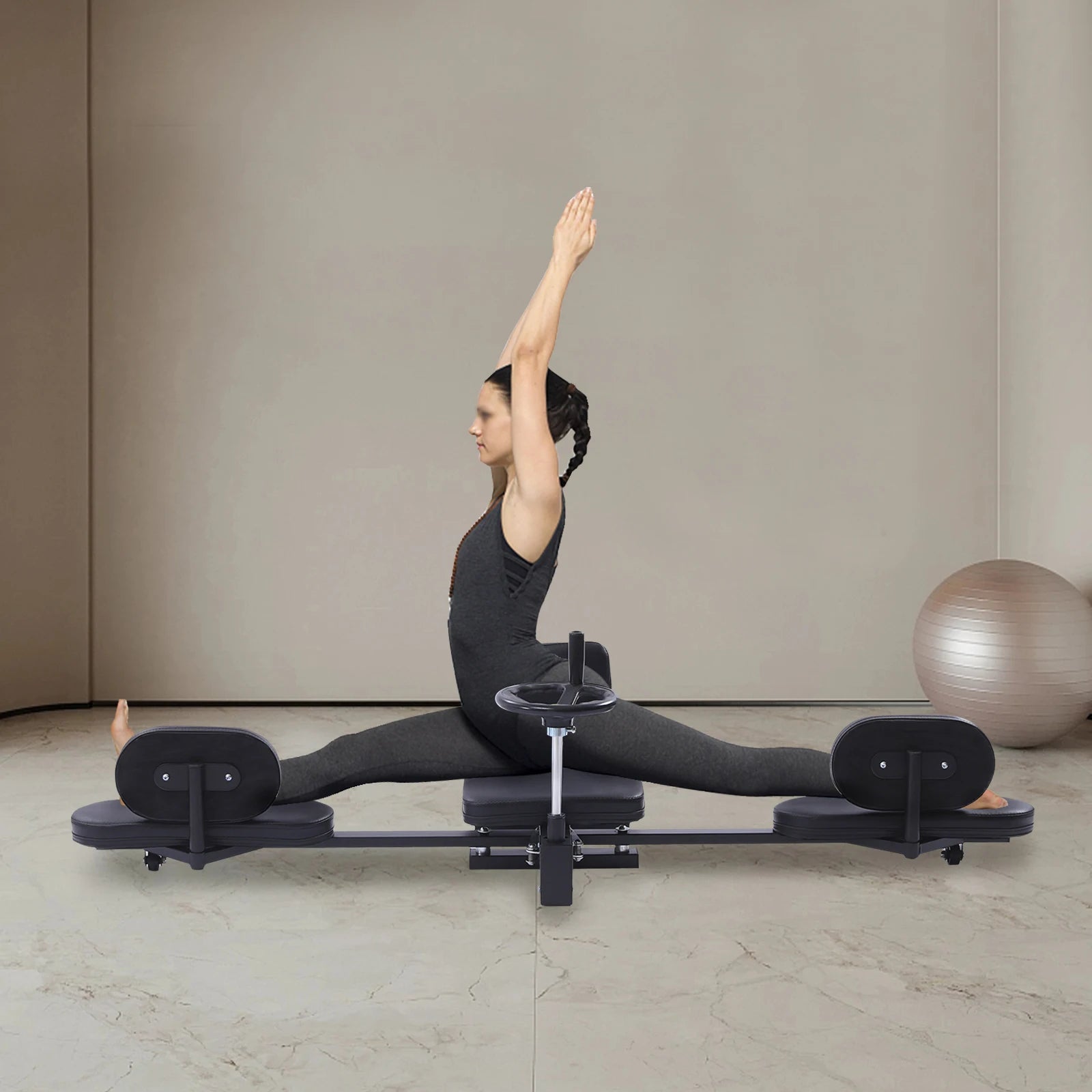 1.6m Leg Stretcher, Heavy Leg Stretcher Leg Split Machine,Flexibility Stretching Equipment for Home Fitness Equipment