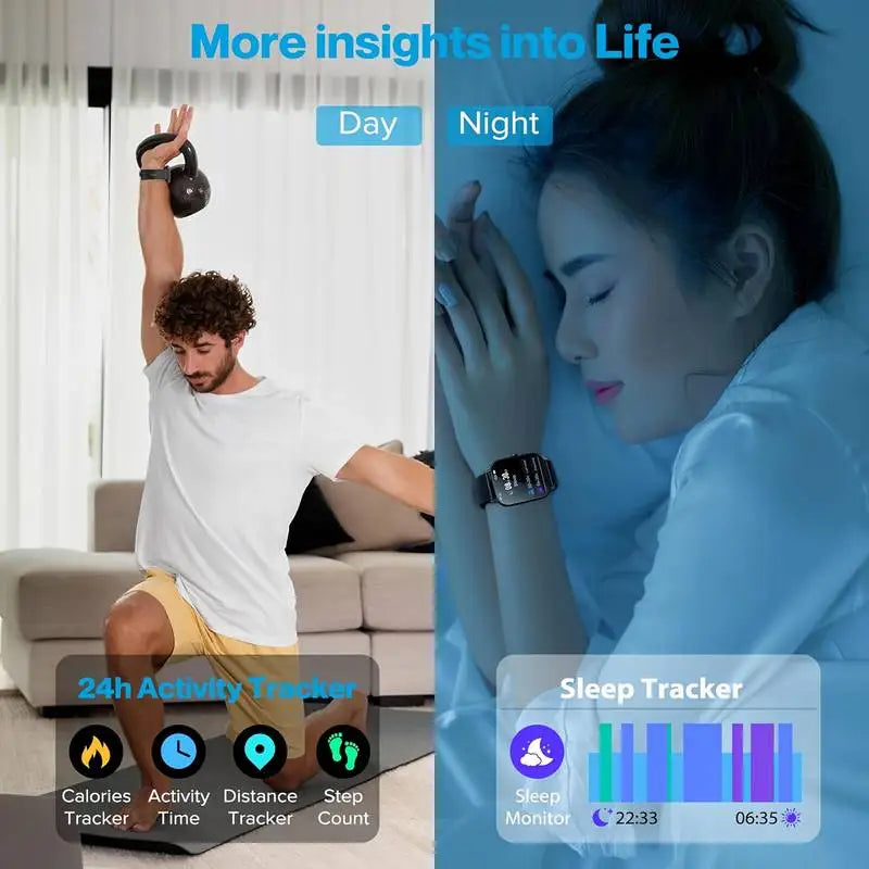 Smart watch, wireless calling/dial,  Music control, information reminder, Various APP Reminders, for iPhone/Andriod