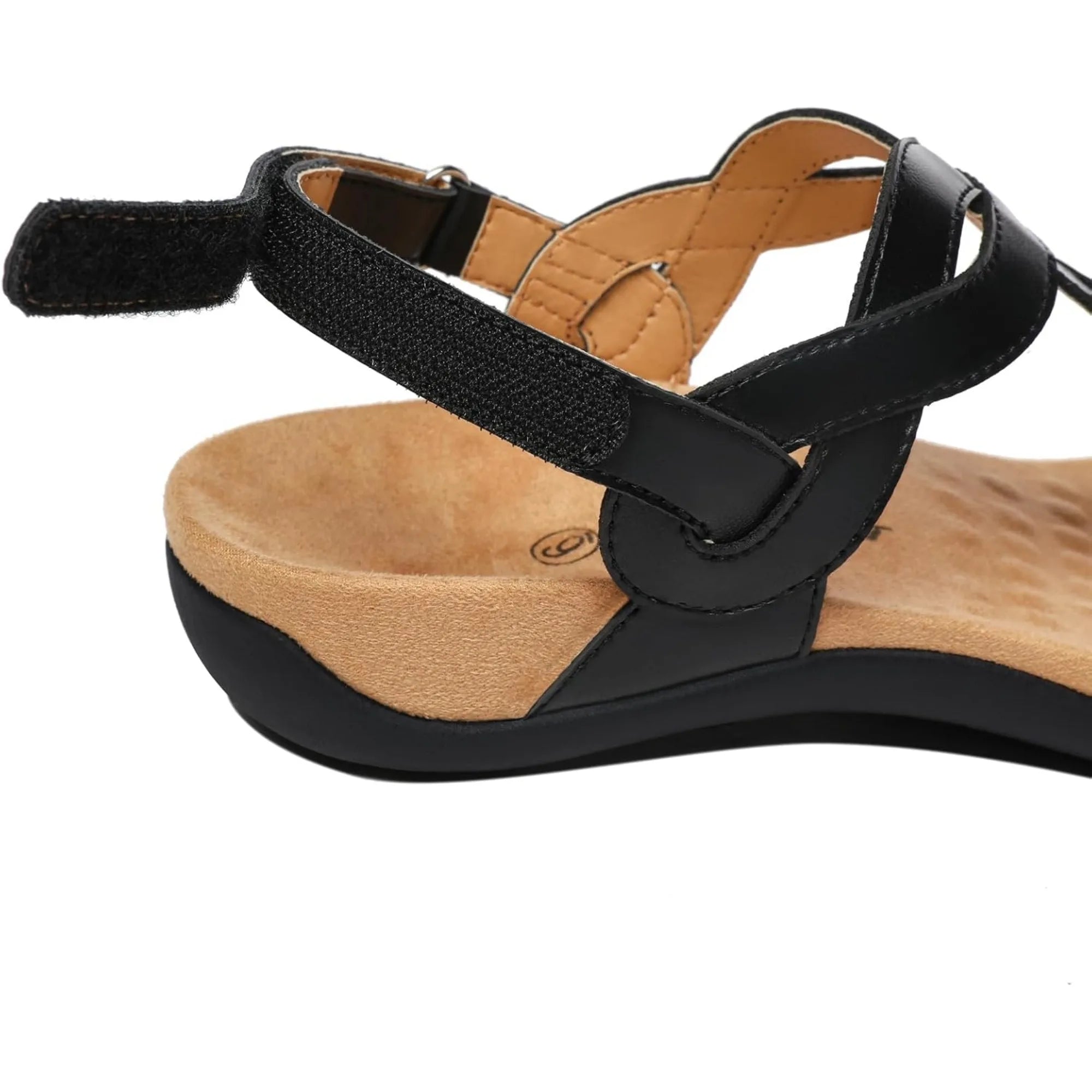 Women's Orthopedic Arch Support Sandals Comfortable Thong T-Strap Orthotic Casual Flat Sandals