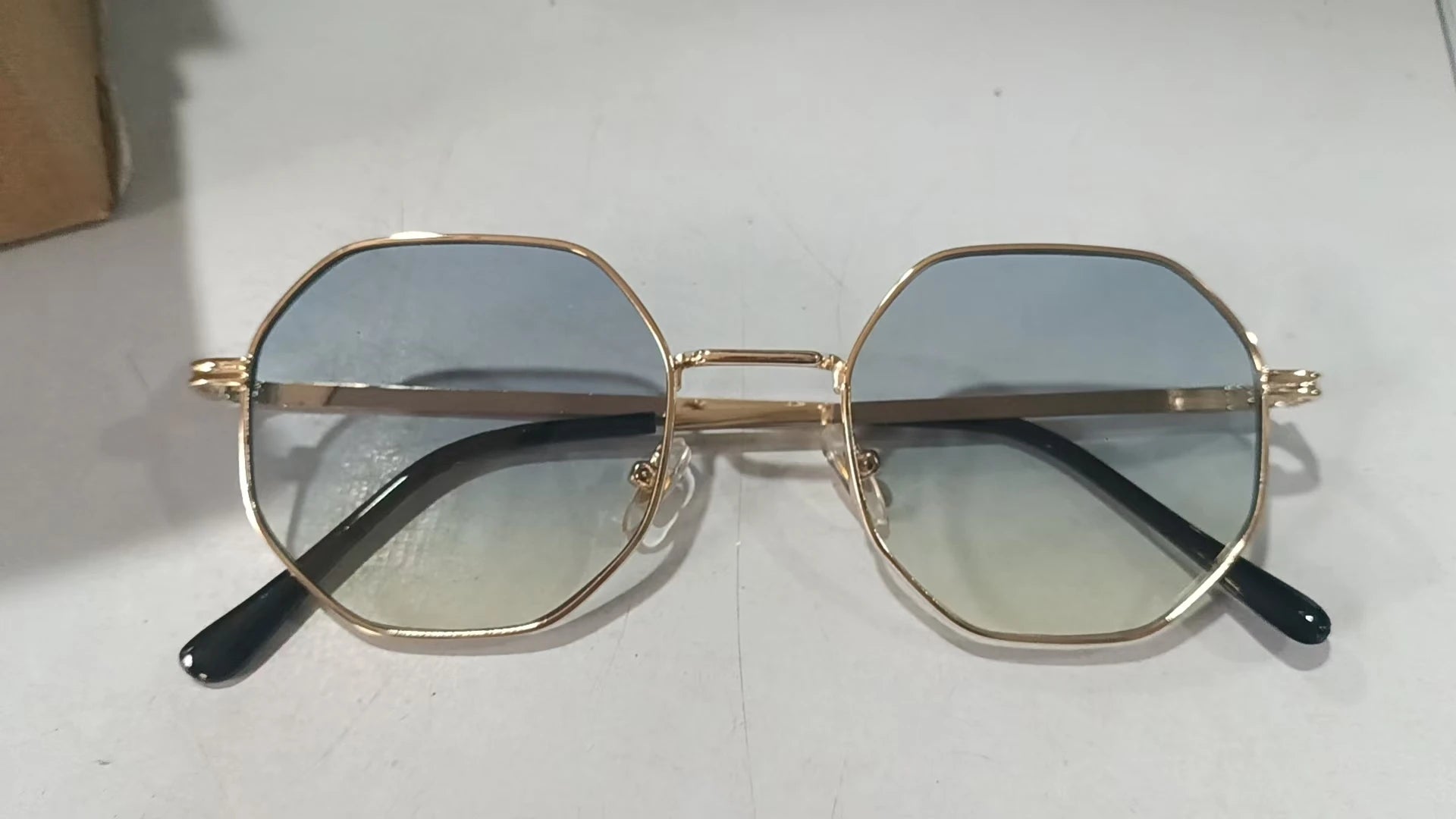 Sunglasses For Women Polygon Metal Sunglasses Vintage Frame Men Luxury Brand Design Sun Glasses Women Mirror Gafas De Sol Uv400