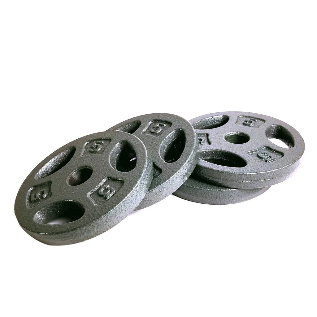 10lb Standard Weight Lifting Grip Plate, Pair,Made of solid cast iron