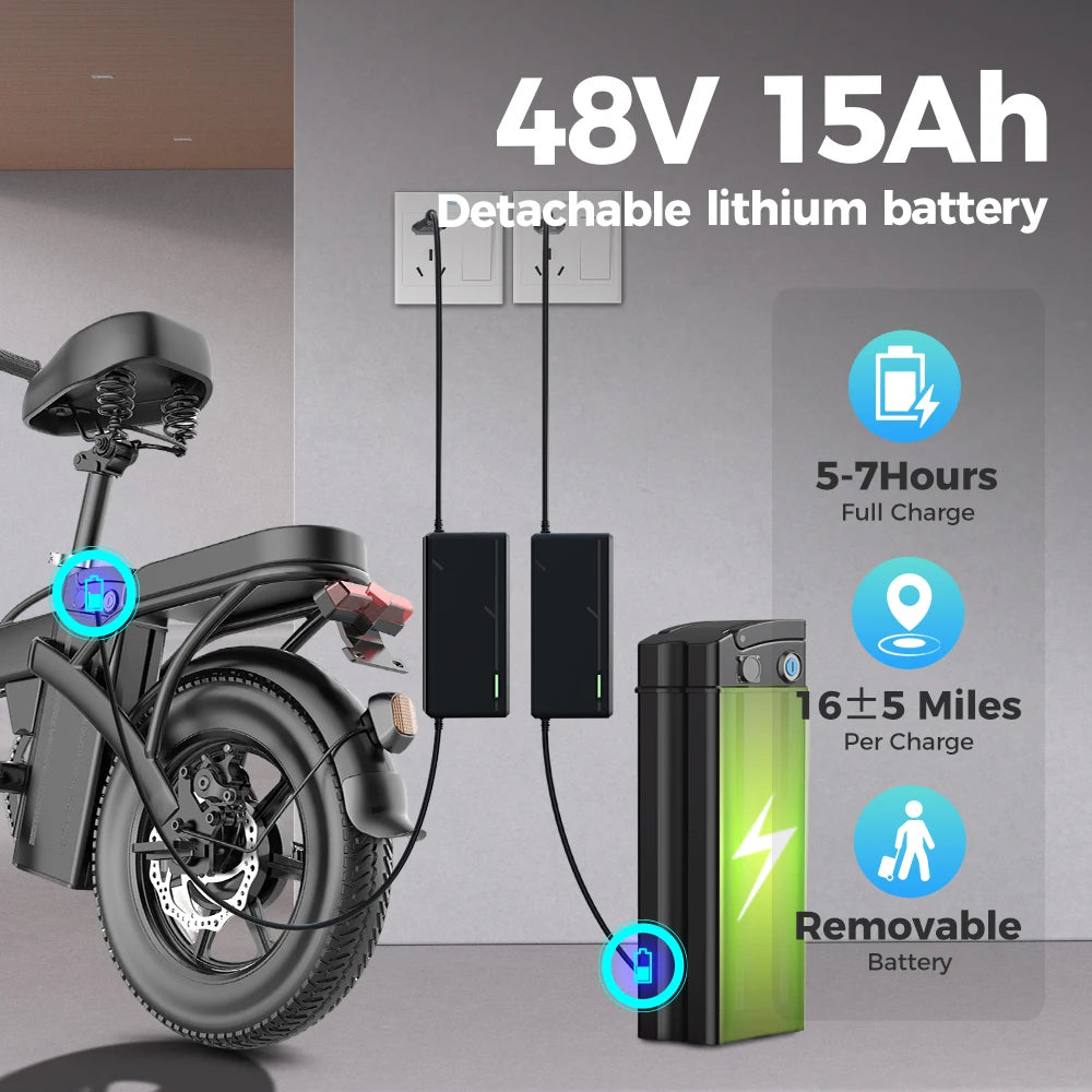 E bike 500W Motor Removable Lithium Battery Adult Ebike for City Commuting 22MPH Top Speed 35Miles Range Electrical Bicycle