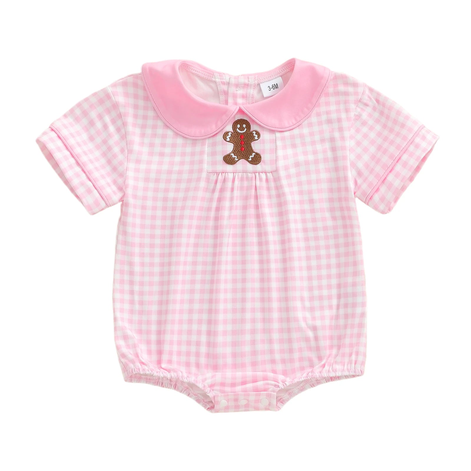 Christmas Reindeer Snowflake Knit Sweater Jumpsuit Elk Embroidered Long Sleeve Round Neck Romper for Baby Girls Boys