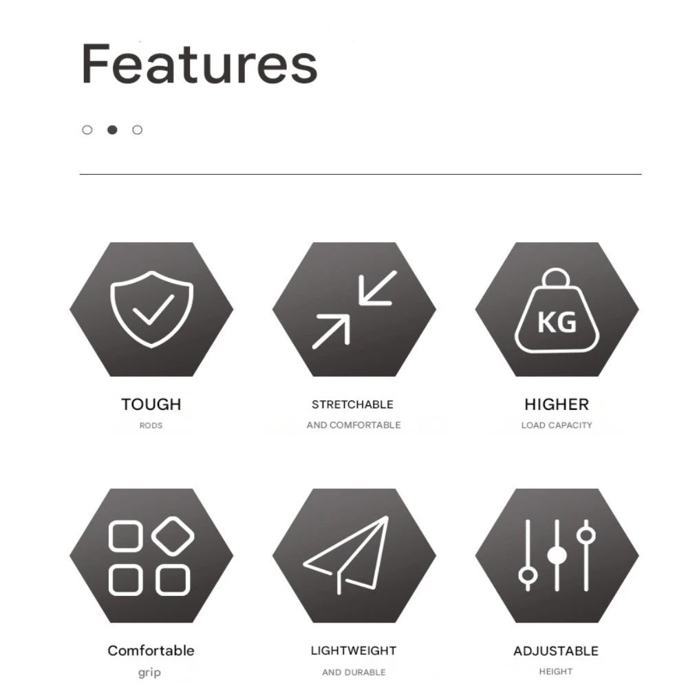 Ultralight Foldable Trekking Pole - 4-Section Adjustable Hiking Stick with Anti-Slip Rubber Tip, Perfect for Backpacking & Outdo