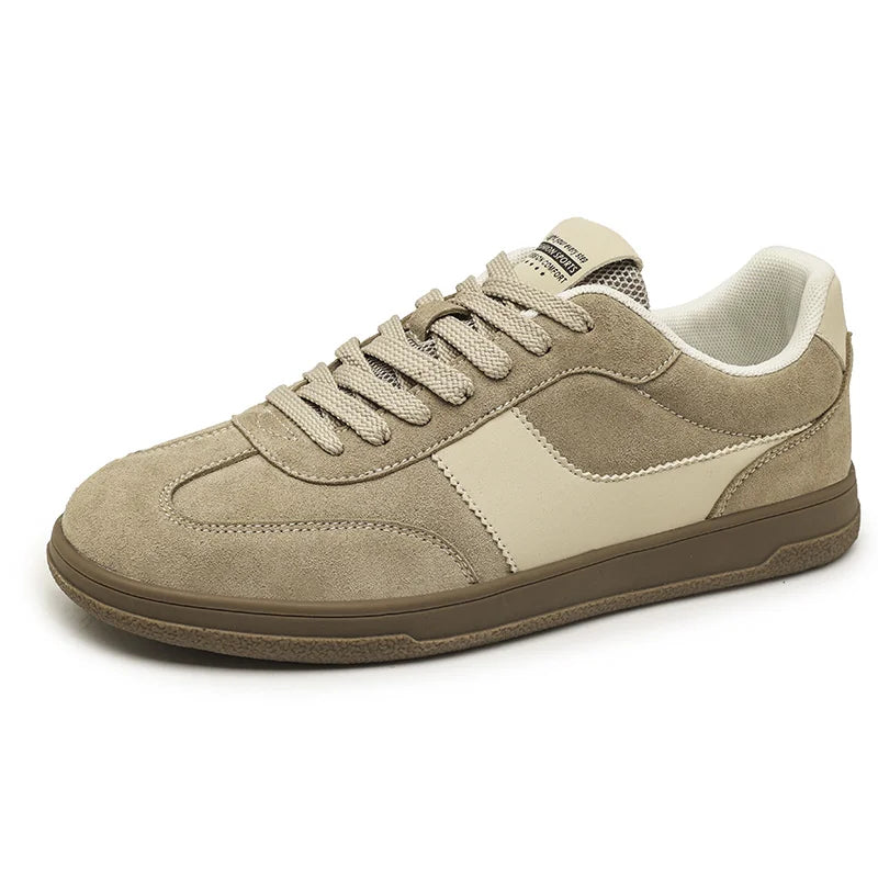 Men's Casual German Army Trainer Shoes 2025, Lightweight Breathable Low-Top Non-Slip Seasonal Walking Fashionable Street Shoes