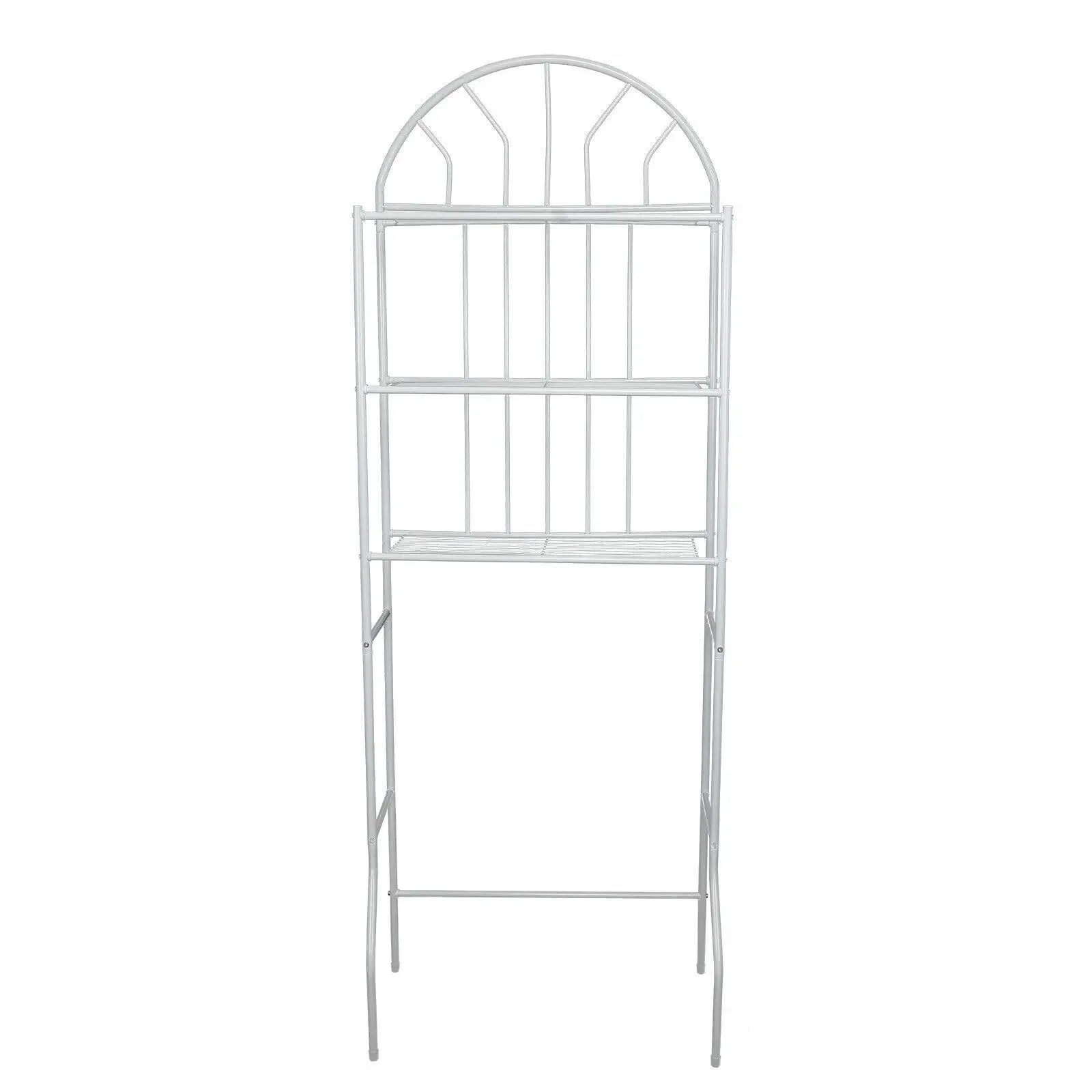 3-Tier Over The Toilet Storage Rack - Space Saving Bathroom Organizer Shelves with Towel Bar  bathroom shelves  bathroom storage