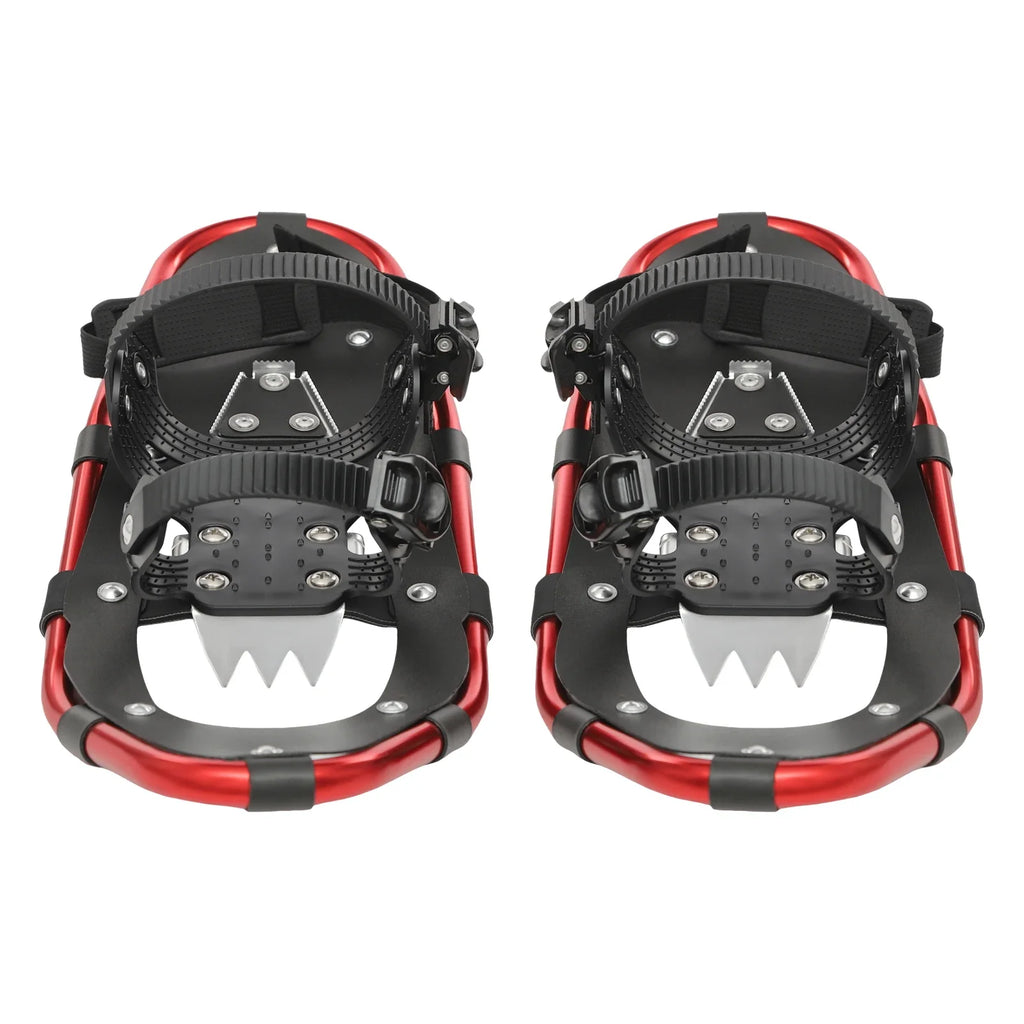 21 Inch Snowshoes, Snowshoes& Adjuatable Trekking Poles, Snowshoes for Men Women Youth