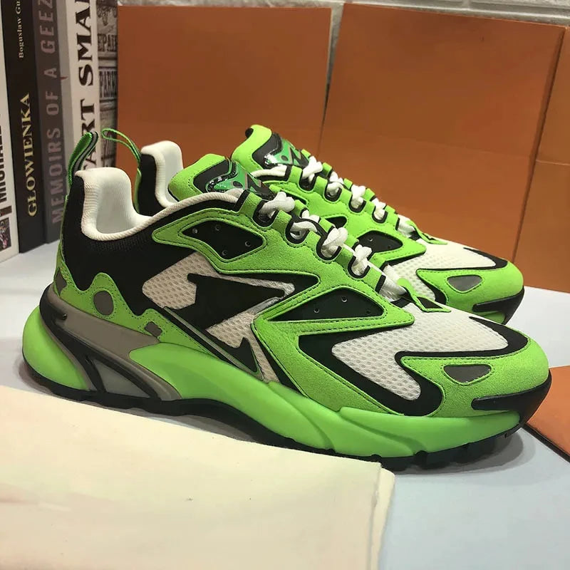 Designer B30 Runner Tatic Men's Sneakers Fashion mesh suede stitching casual  sneakers Men's outdoor B22 jogging shoes