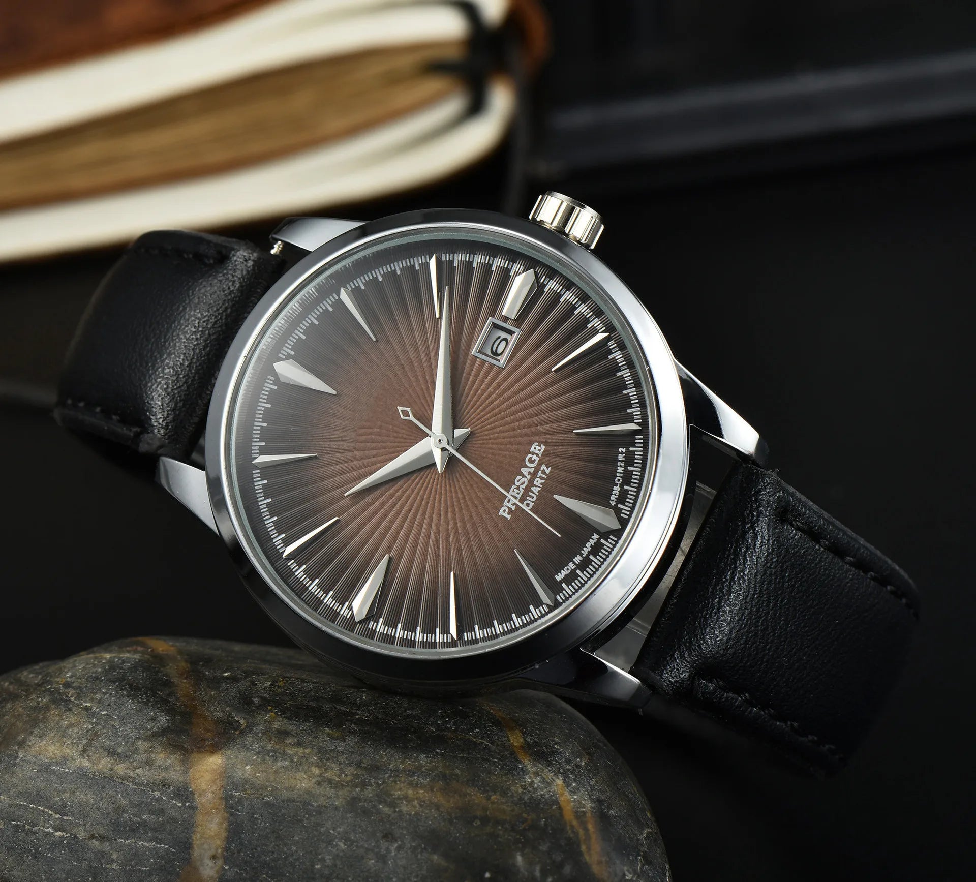 2025 Luxury Brand New Fashion Mens Watches Waterproof Leather Strap Casual Automatic Mechanical Watch Relogio Masculino