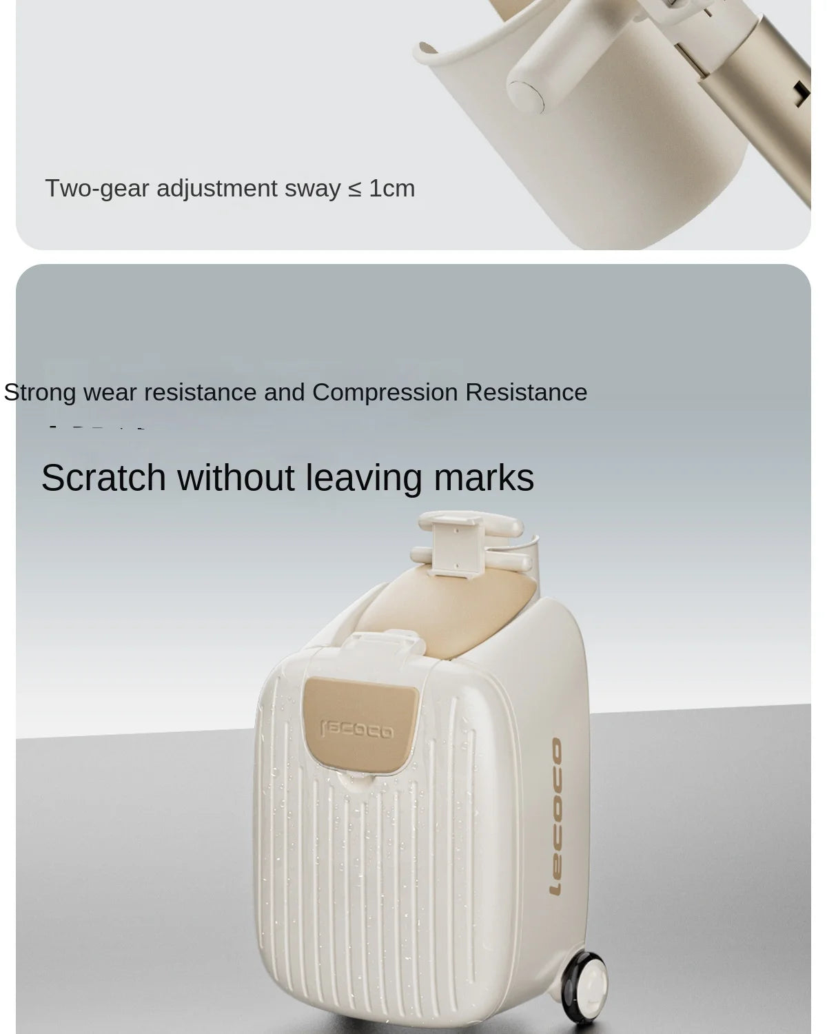 2-in-1 Detachable Trolley Pushchair Travel Suitcase 2025 New suitcase for children can Sit 20 inch carrier Ride on Luggage