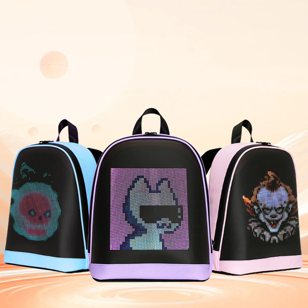 Led Advertising Backpack app Control Waterproof Portable Pixel Screen Bag for Outdoor Travel and Business Use