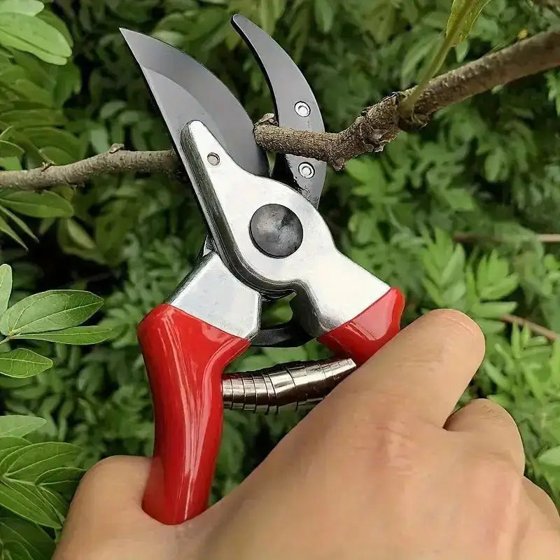 8" Professional Sharp Bypass Pruning Shears, High Carbon Steel Tree Trimmers Secateurs, Hand Pruner, Garden Shears