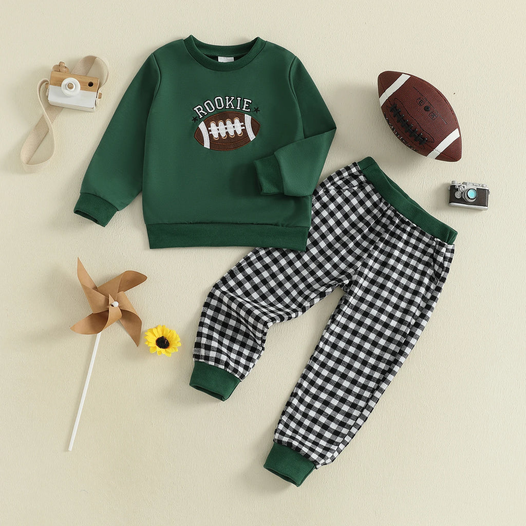 Toddler Boy Autumn Outfit Striped Print Hoodie and Denim Jeans Set for Baby Boys Long Sleeve Clothes 2 Piece Set