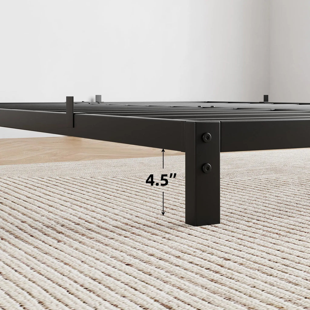 Bed Frames with Under Bed Storage, Heavy Duty Mattress Foundation, Easy Assembly, No Box Spring Needed,Platform Bed for Bedroom