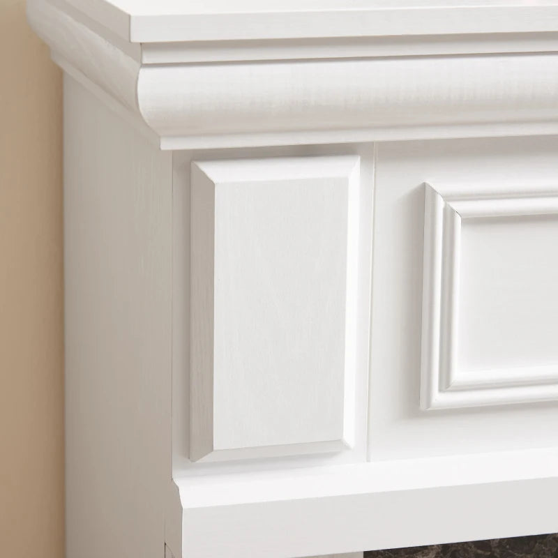 Only Mantel (NOT INCLUDED 23 FIREPLACE) -White,41.34W*14D*40H