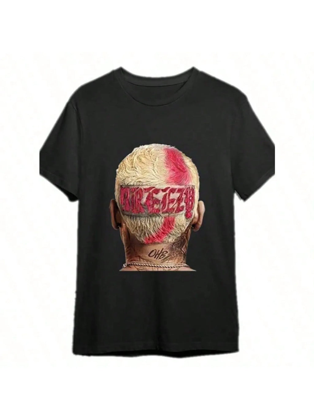 Chris  Brown Breezy Shirt 334456 Funny MenS Short Sleeve Graphic T-Shirt Collection Black PR