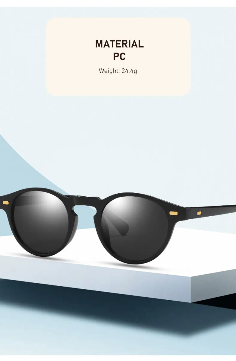 Men Fashions Oval Small Sunglasses Clear Classic Sun Glasses Trends for Transparent Shades for Women Street Fashion Sunglasses