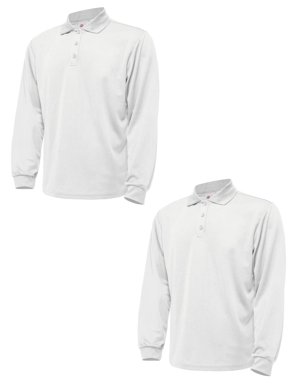 2-piece men's sun protection long sleeved golf shirt - solid color quick drying lapel half cardigan