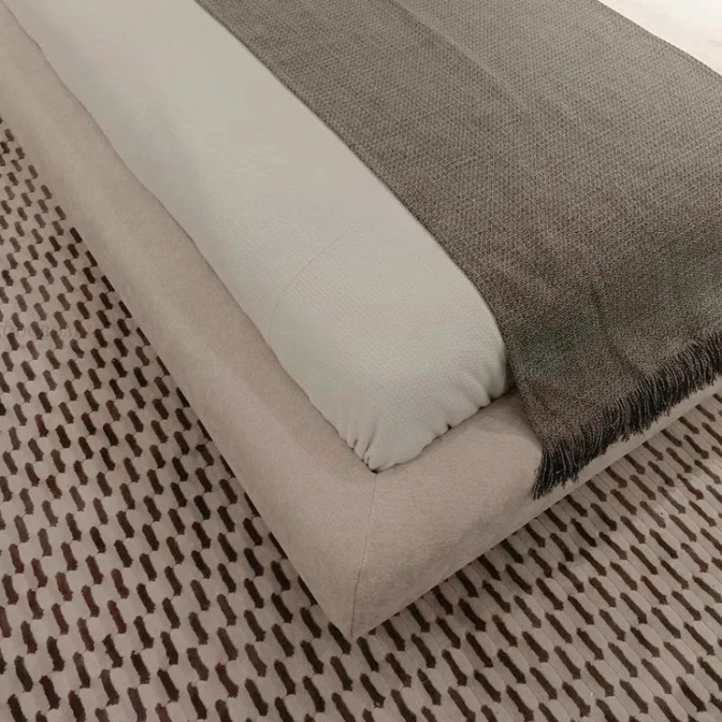 Wedding Design Bed Minimalist Aesthetics Designer High Quality Bed Organizer Master Bedroom Cama De Casal Bedroom Furniture