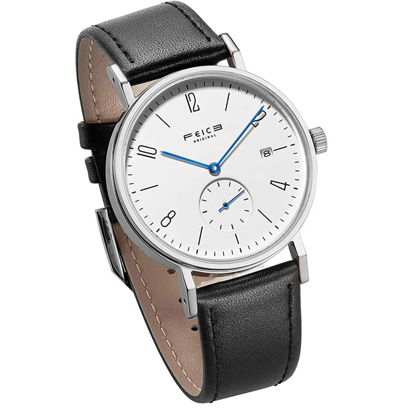 FEICE Unisex Wristwatch Bauhaus Men's Watches Automatic Mechanical Watch Stainless Steel Waterproof Casual Fashion Watch FM201