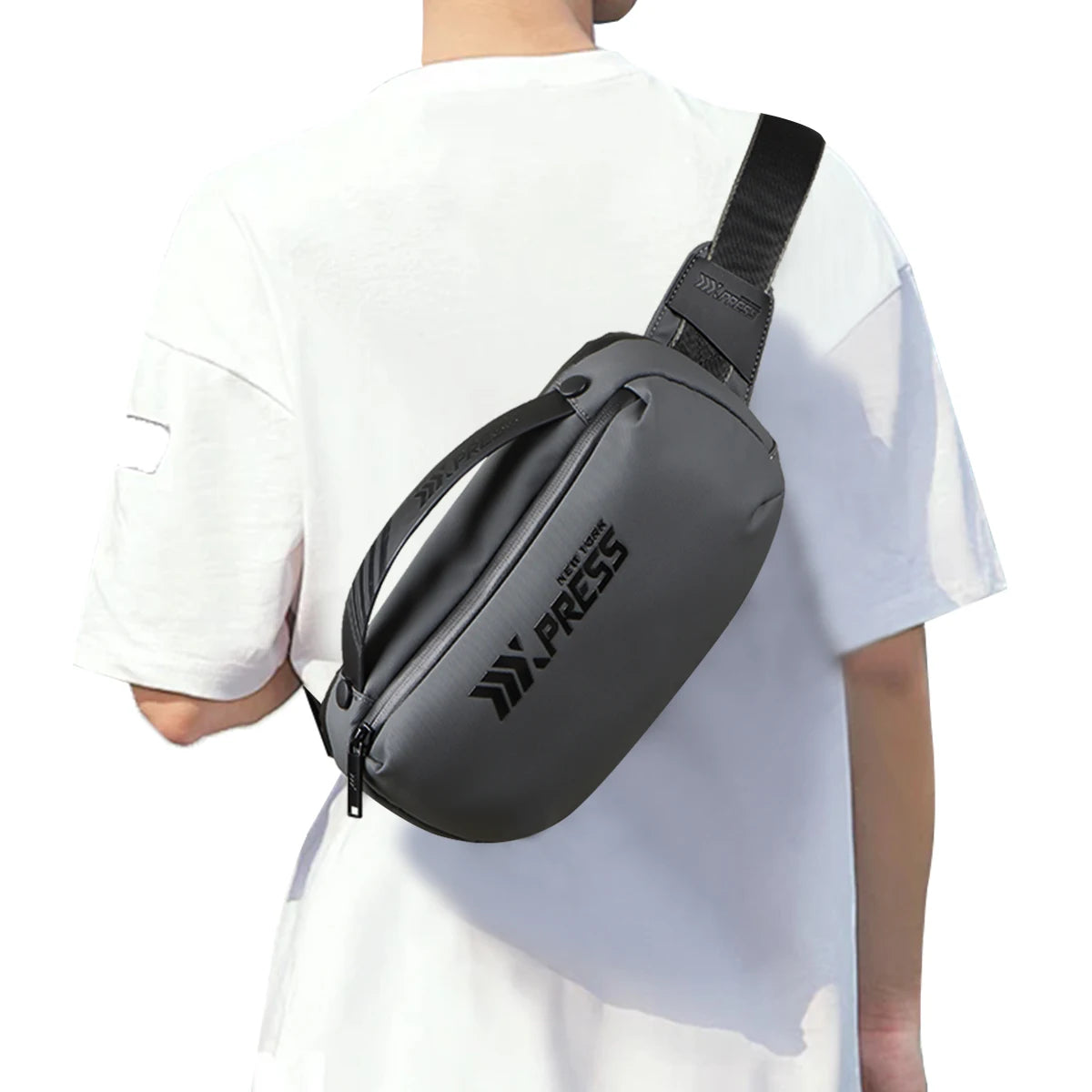 Crossbody Bag for Men,Anti Theft Waterproof Chest Bag Multifunctional Shoulder Bag Fashion Casual Travel Sling Bag