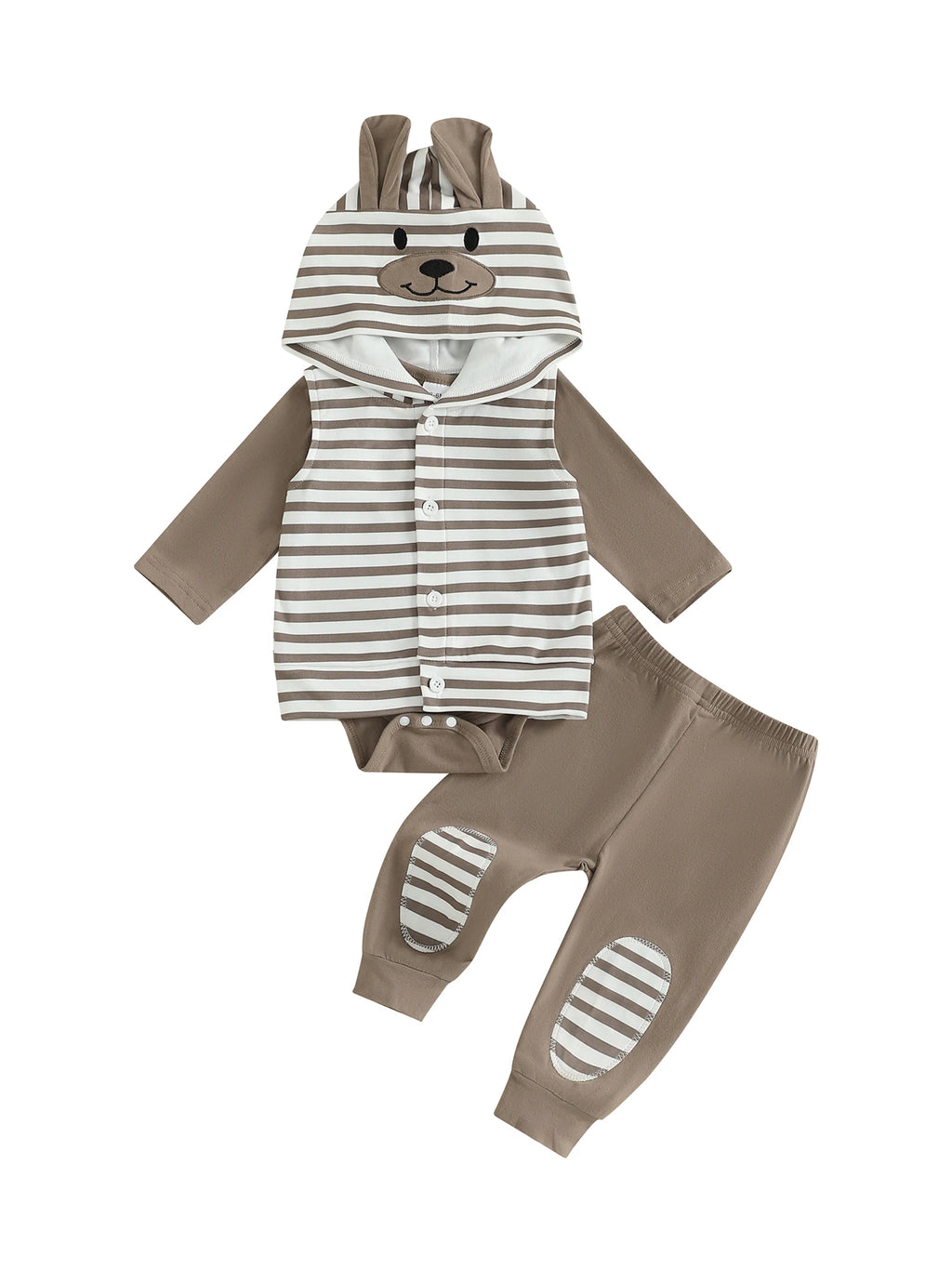 Toddler Boys 3-Piece Outfit Set Short Sleeve T-Shirt with Denim Jeans and Camouflage Jacket Spring Ensemble