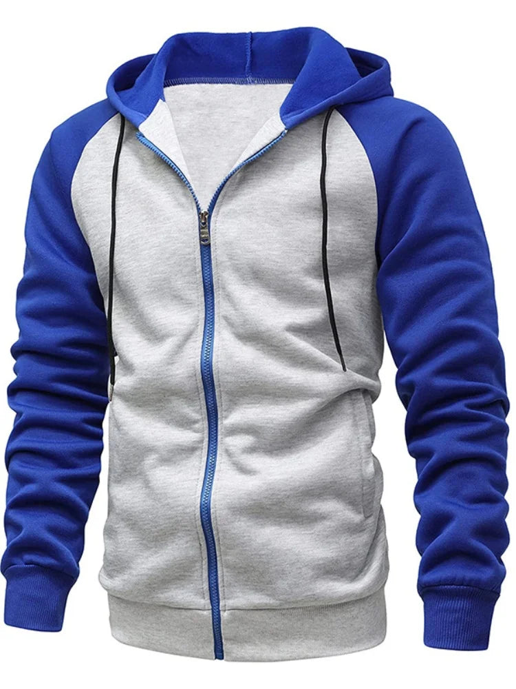 New 2025 Autumn and Winter Casual Jacket for Men All Elite Wrestling Zipper Hoodie with Pocket Printing Sweater Sportwear
