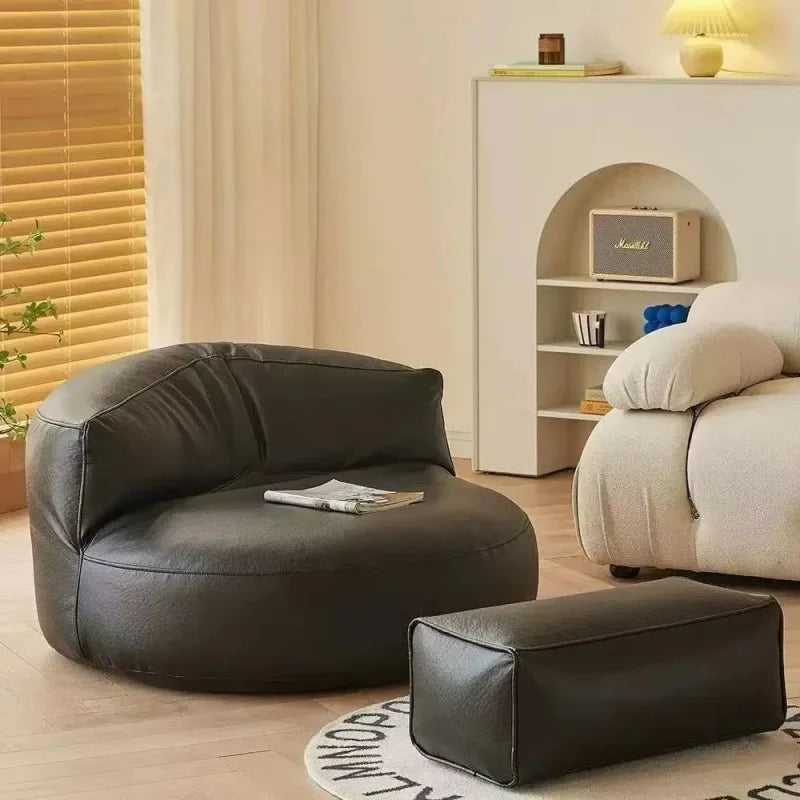 Lie-Back Home Sofa Bed Small Apartment Balcony Single Person Bean Bag Tatami Net Famous Lazy Sofa for Living Room