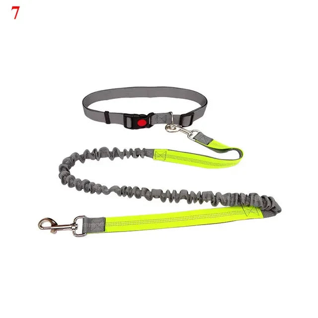 2022 New Adjustable Hand Free Dog Leash for Dog Pet Walking Running Jogging Dog leashes Waist Belt Chest Strap Traction Rope Dog