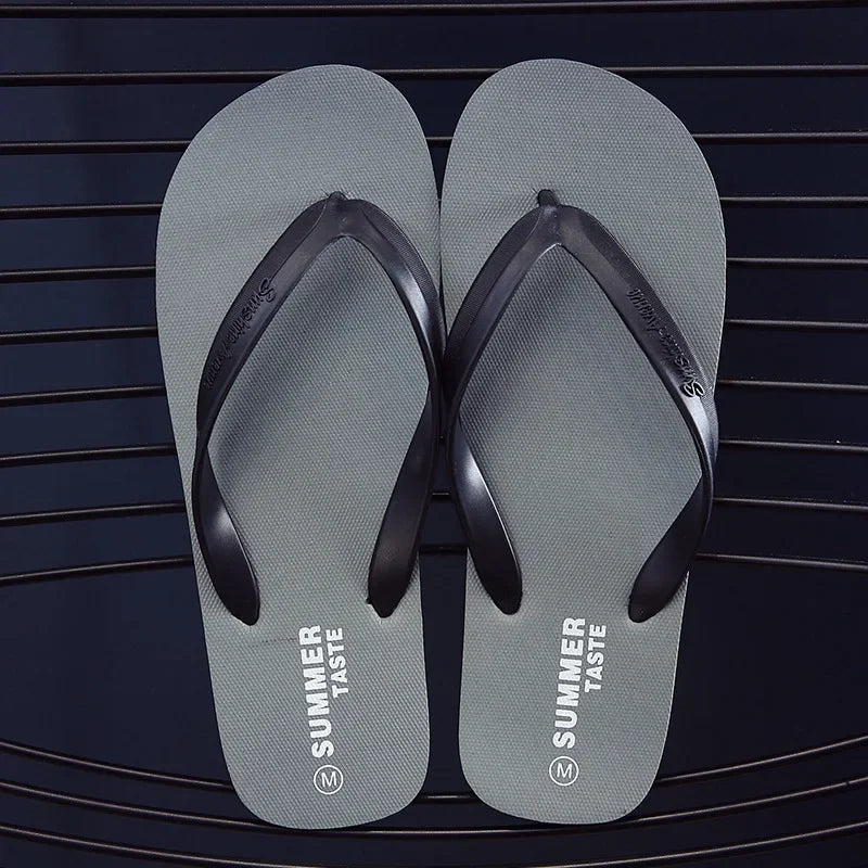Men Shoes Summer Beach Sandals Anti-slip Fashion Outdoor Breathable Casual Couple Beach Sandal Flip Flops Shoes Slippers Men