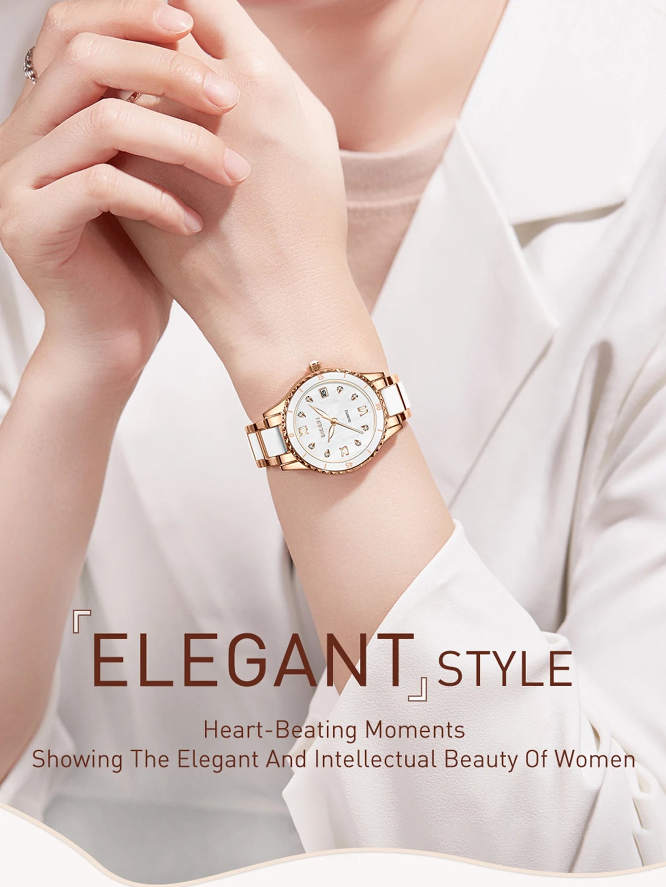 BIDEN Women's Wristwatch Luxury Brand Watch for Women Elegant Bracelet Waterproof Fashion Quartz Ladies Watches Reloj Para Mujer
