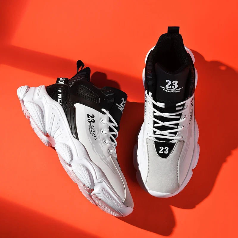 Men's running shoes, comfortable and lightweight walking shoes, running exercise, casual sports shoes