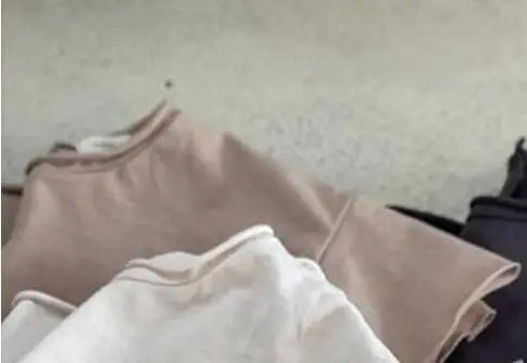 0-4 Yrs Toddler Kid Baby Boys Girls Clothes Summer Cotton T Shirt Short Sleeve Solid Color Vintage Tshirt Children Tops Infant