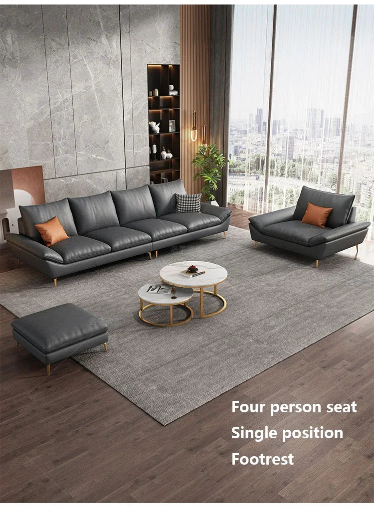 European Luxury Living Room Sofa Modern Cozy Family Technology Cloth Technology Cloth Divano Furniture Cheap Sofas In Offers