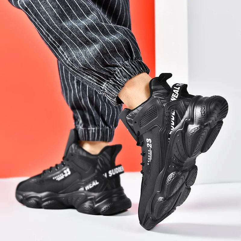 Men's running shoes, comfortable and lightweight walking shoes, running exercise, casual sports shoes