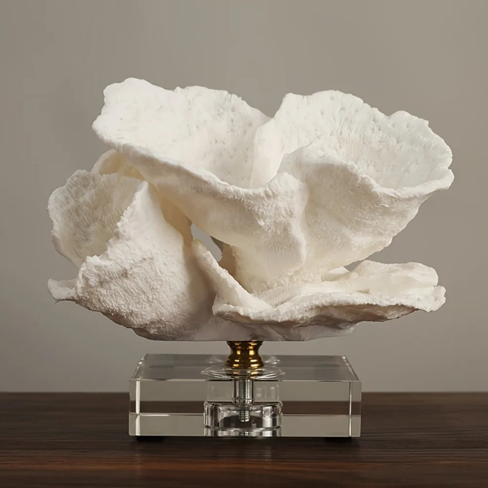 White Coral Decor Coral Reef Decor Resin Coral Decoration Faux Coral Nautical Decorations Beach Home Decor Decorative Coral Gift