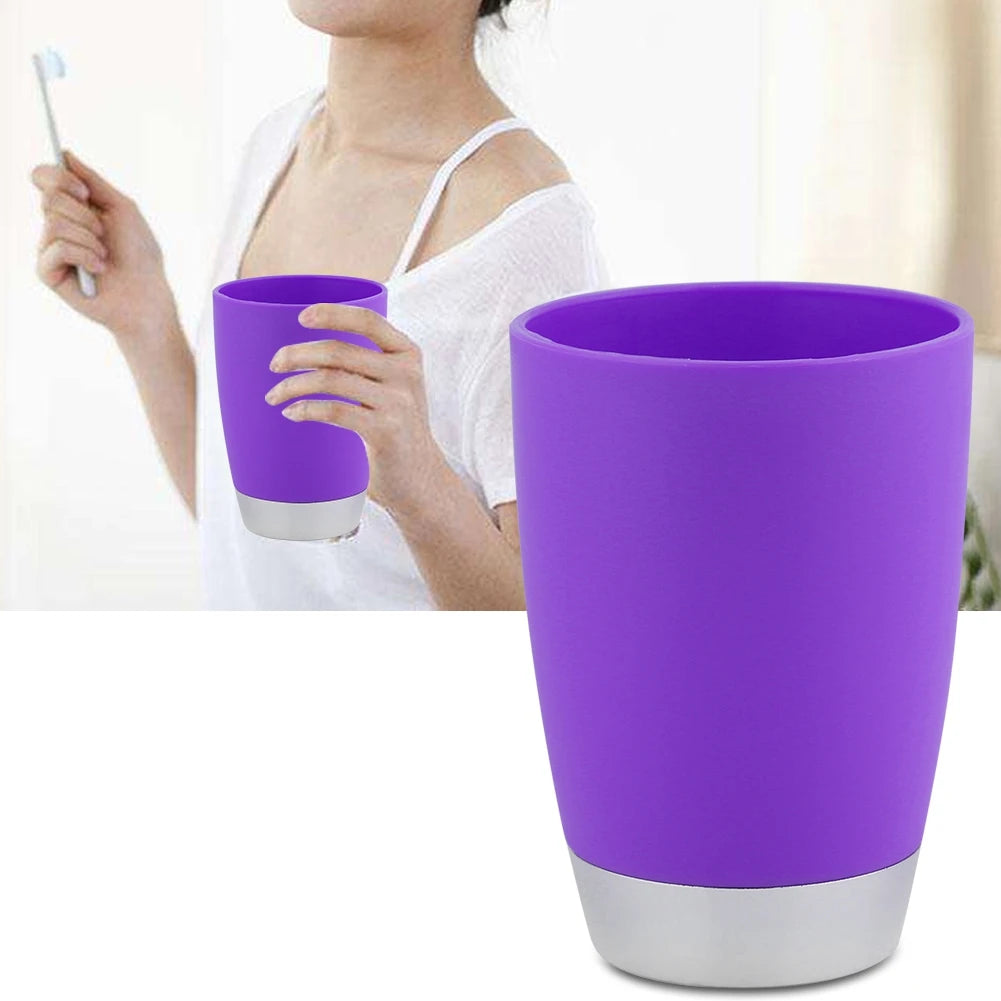 4Pcs/Set Bathroom Suit Accessories Includes Cup Toothbrush Holder Soap Dish Dispenser Bathroom Suit Accessories