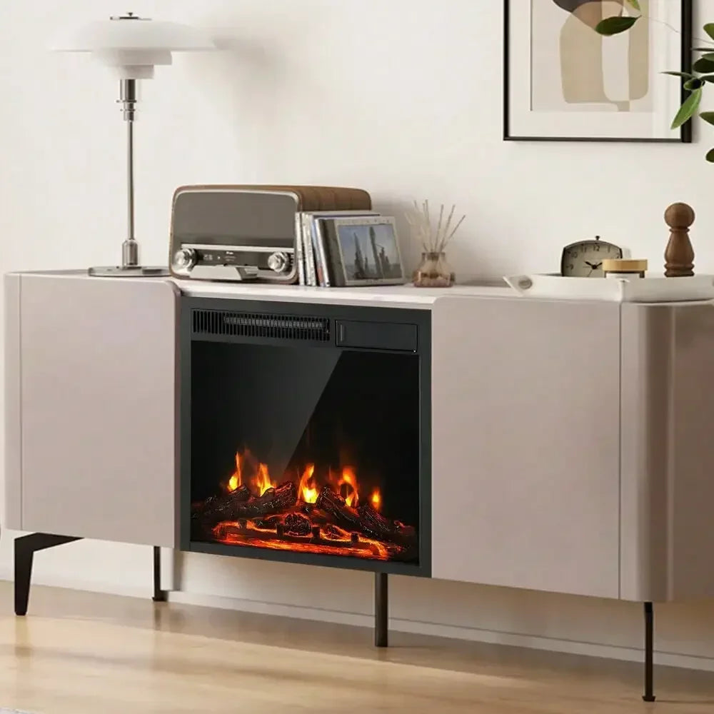 Electric Fireplace Insert 5100 BTU Recessed with Remote Control