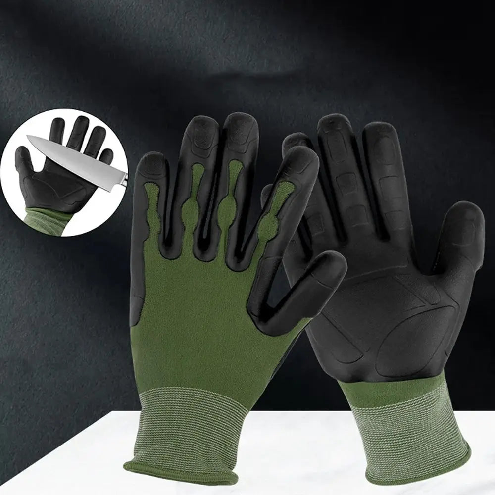 Breathable Gardening Work Gloves Waterproof Puncture Resistant Protective Gloves Ergonomic Non-Slip Professional Gloves
