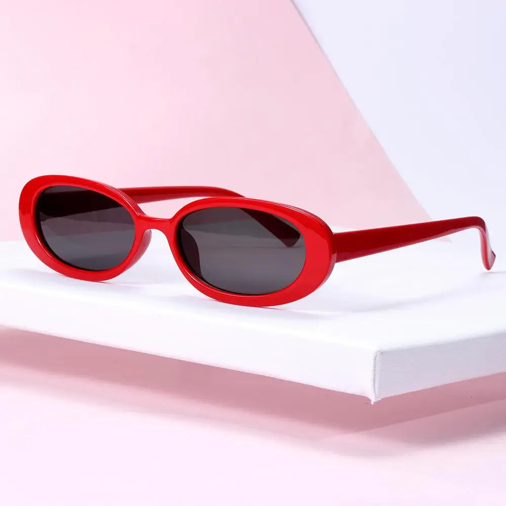 Retro Sunglasses for Women Small Oval Frame Sun Glasses Fashion Shades Polarized Eyewear UV400 Protection Outdoor Sports Shaeds