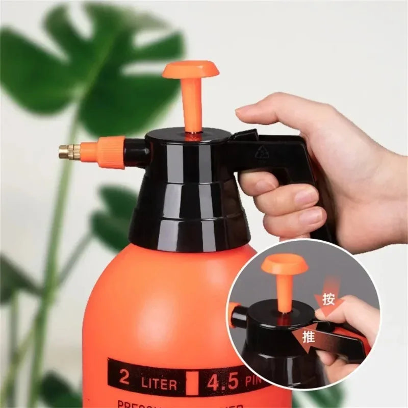 Hand Pressure Car Sprayer - High-Pressure Air Pump Water Sprayer, Garden Sprinkler, Sterilizing Sprayer, Outdoor/Auto Tool