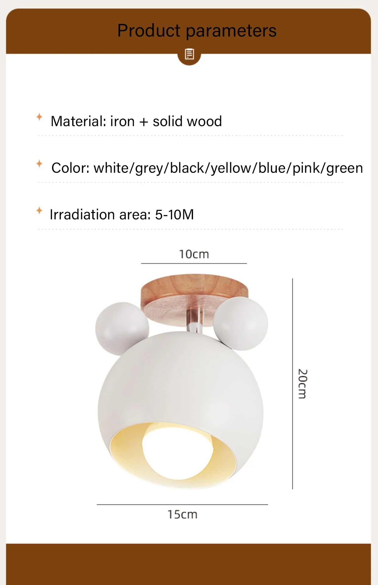 Household ceiling lamp modern cute style home lamp salon lamp loft children's room living room girl's bedroom indoor lighting