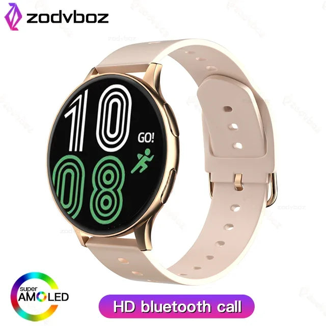 2025 New Women Bluetooth Call Smart Watch Heart Rate Blood Pressure Monitoring Smartwatches IP67 Waterproof Men Smartwatch+Box