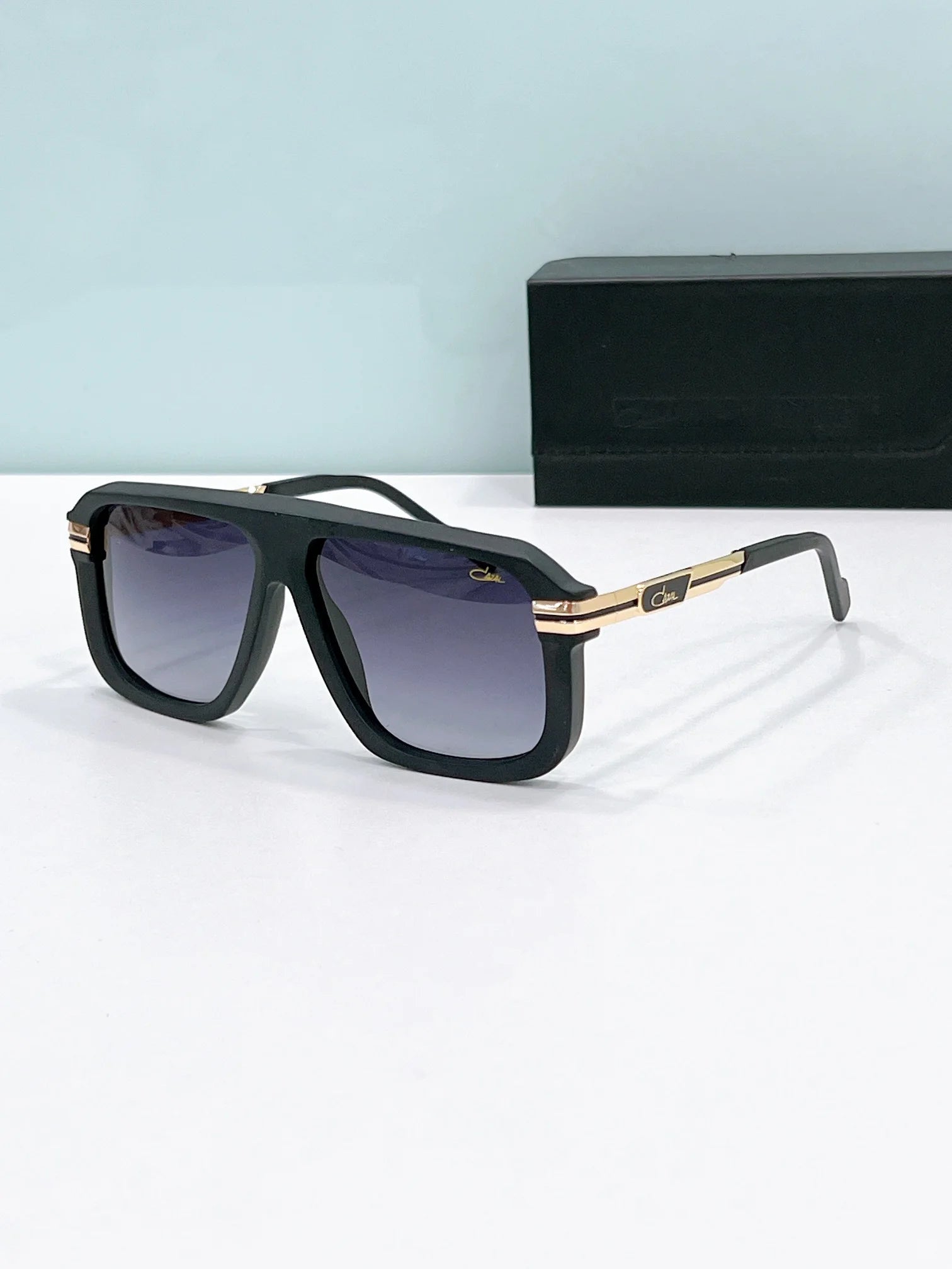 New Arrival ORIGINALCAZAL MOD8050 Classic Polarized Gradient Men Eyewear Tortoise Acetate+Alloy Frame Luxury Women Sunglasses