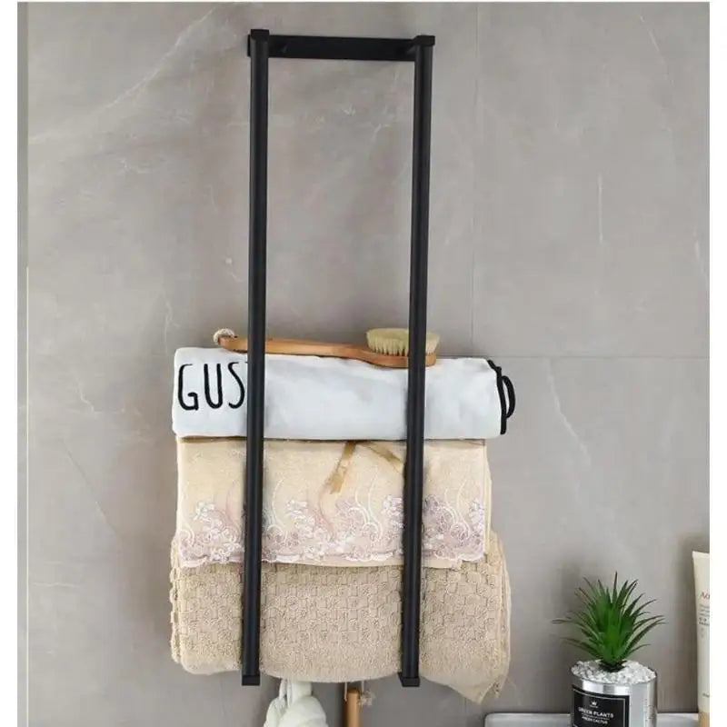 2025 New Bath Towel Rack For Rolled Towels Wall Mounted Towel Storage Rack Bathroom Organization Stainless Steel Towel Storage