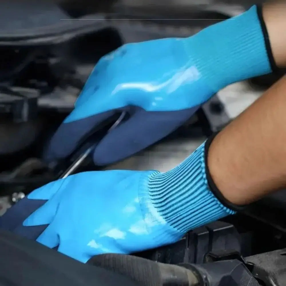 Puncture Resistant Gardening Gloves Latex Work Protection Protective Gloves Wear Resistant Waterproof Safety Work Gloves Garden