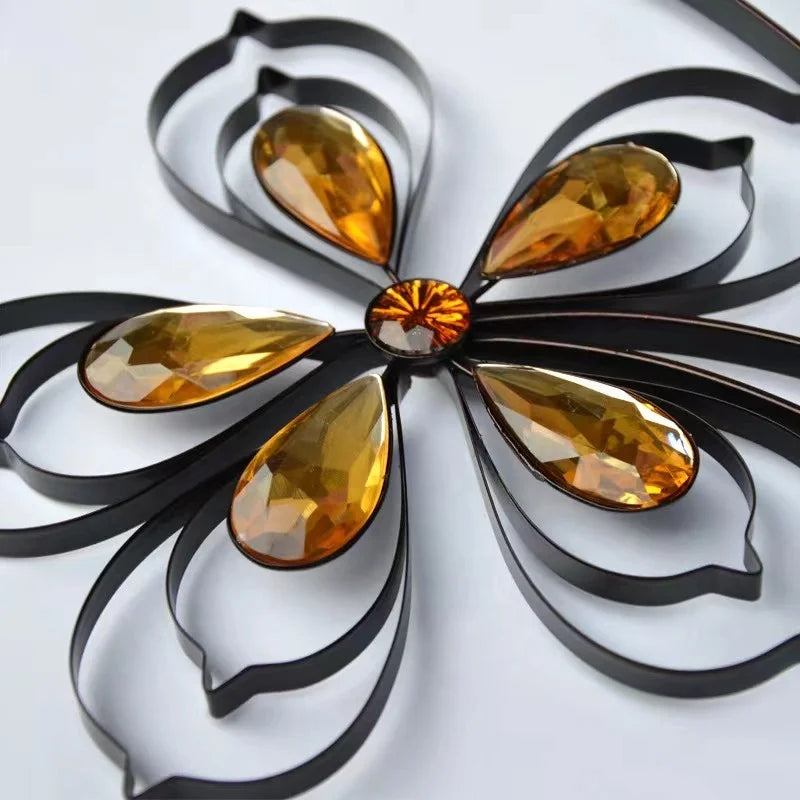 Black Metal Wall Decor Stylish Wall Accents for Home Decor